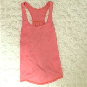 Lululemon Salute the Sun coral tank/singlet